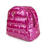 Irene Cosmetic Bag  - Fuchsia Girl Polka Dot